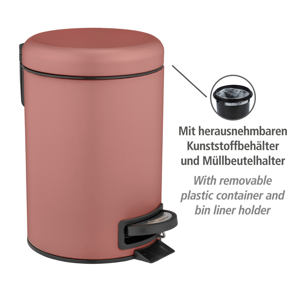 Kosmetik Treteimer Mod. Leman Altrosa 3 L  Kosmetikeimer, Mülleimer