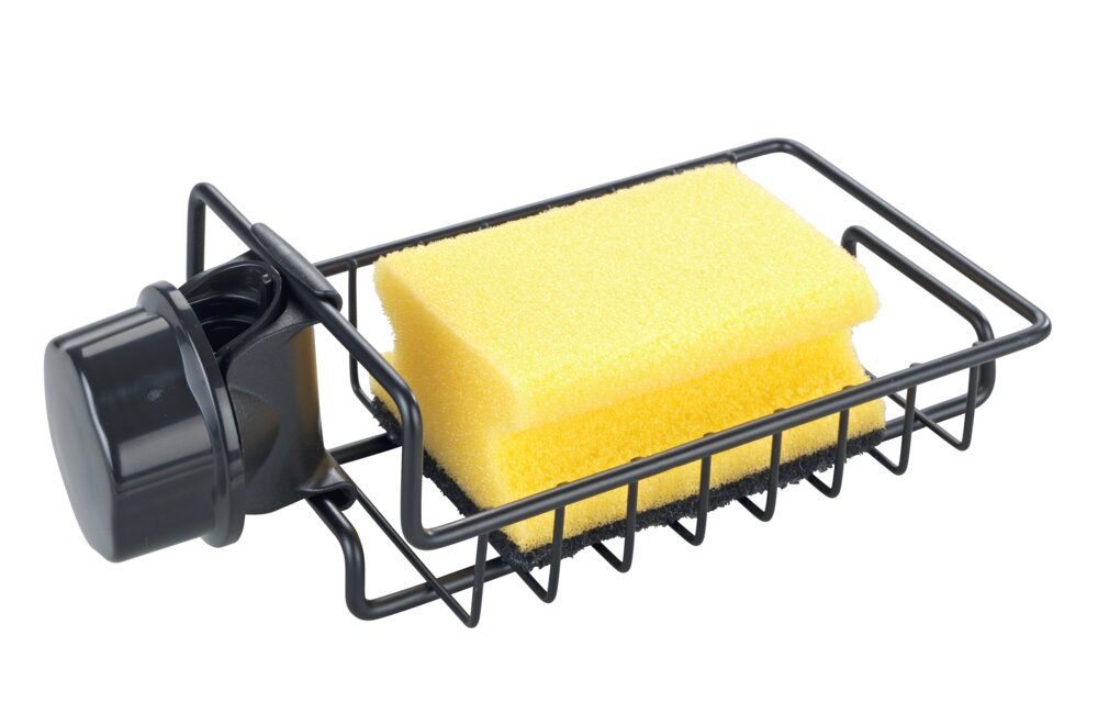 Spülorganizer Mod. Ohio Schwarz  aus rostfreiem Edelstahl