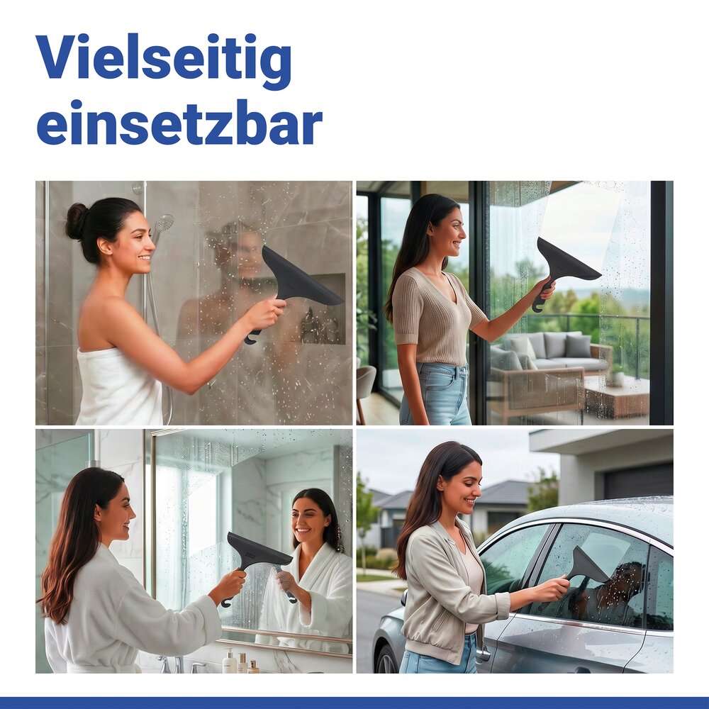 Badkamerwisser XXL Loano Zwart