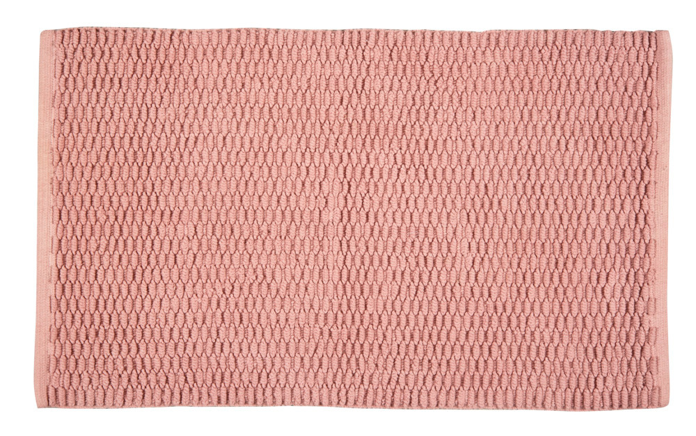 Badematte Mod. Mona Rosa  Badvorleger 50 x 80 cm, Rosa