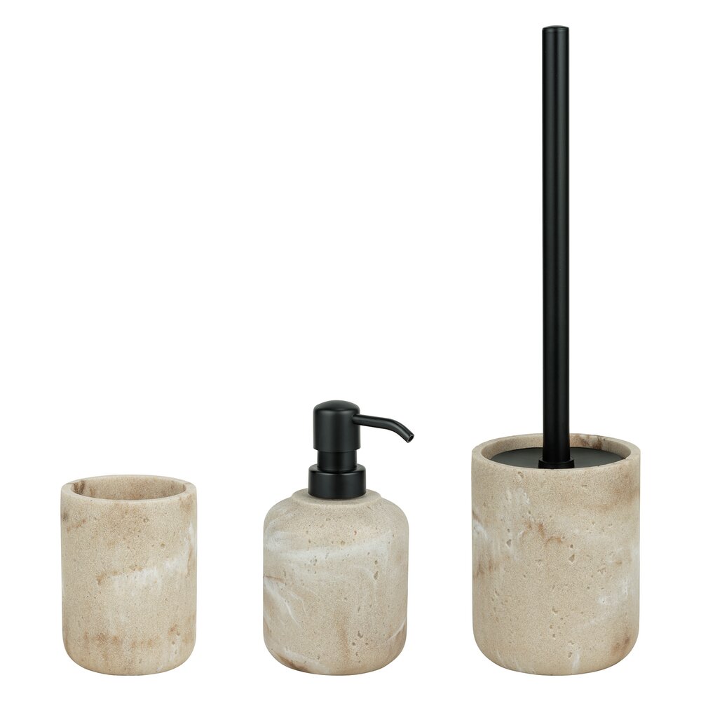Set d'accessoires de salle de bain Mod. ARDEA 3 pièces  en polyresin