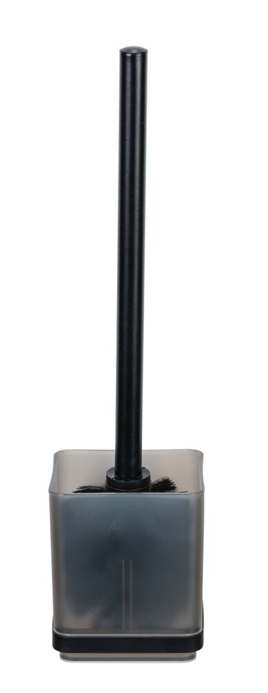 Vacuum-Loc® WC-Garnitur Mod. Quadro Schwarz  Befestigen ohne Bohren