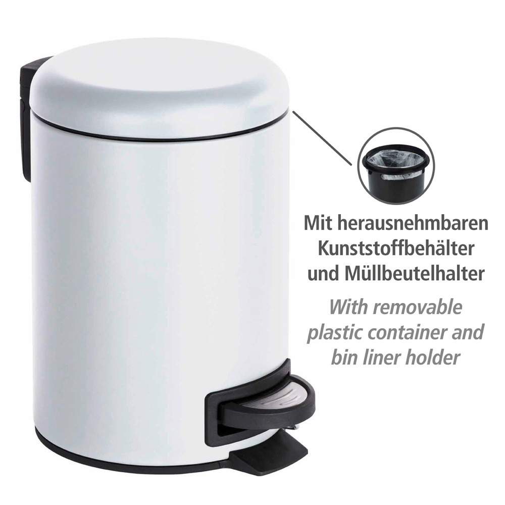 Kosmetik Treteimer Mod. Leman Weiß  3 l