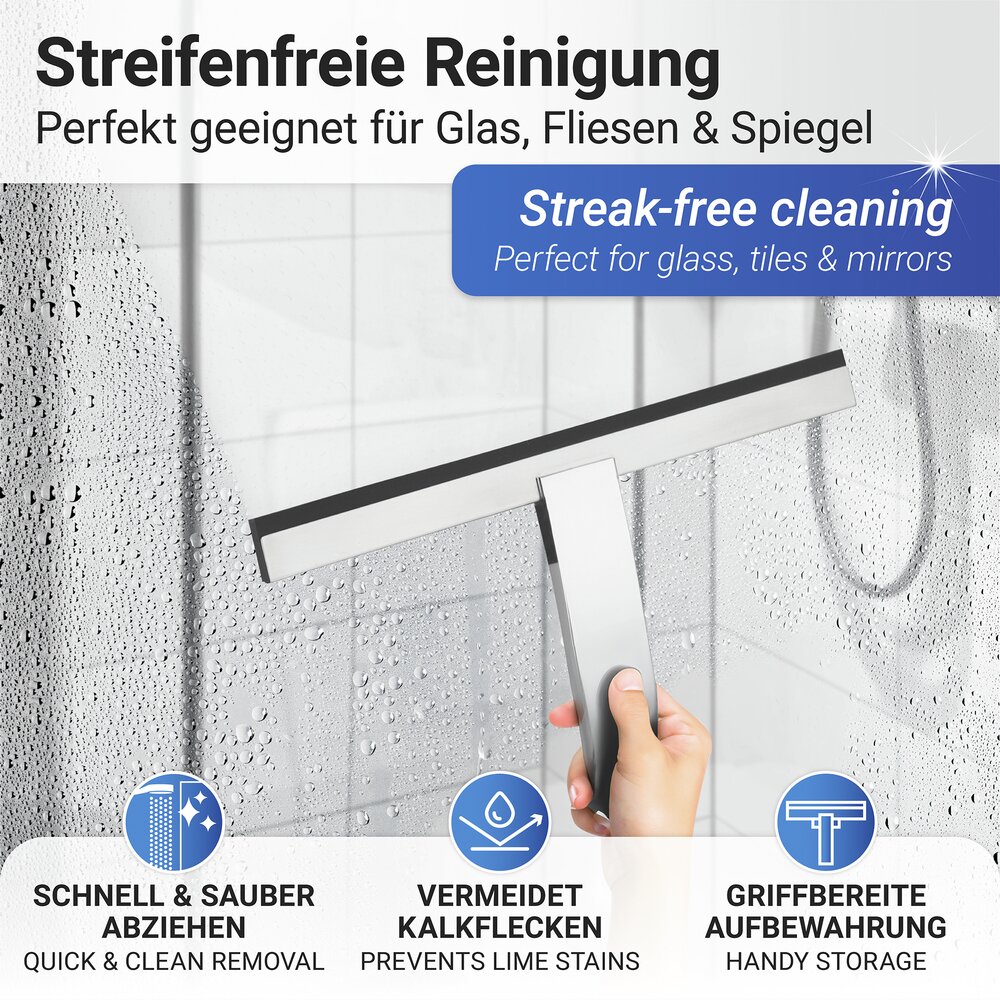 Badezimmerwischer Mod. Gela  rostfrei