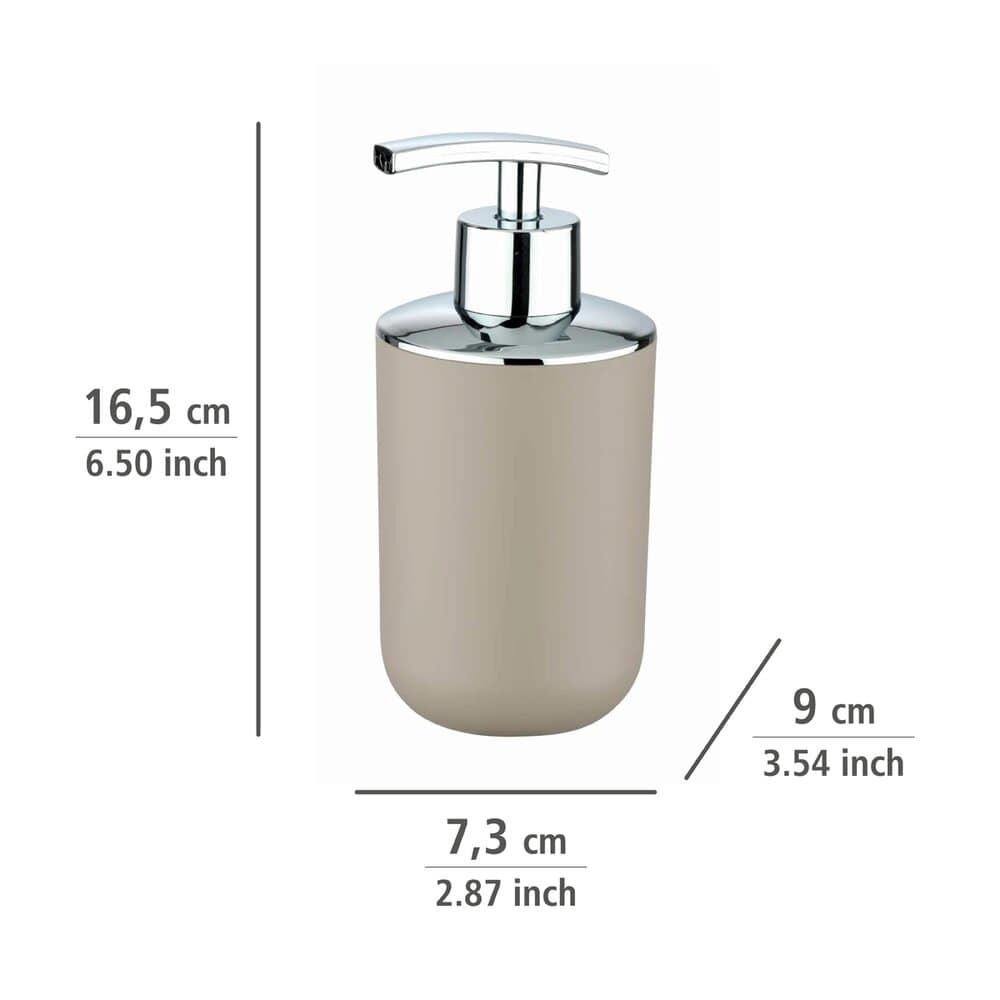Seifenspender Mod. Brasil Taupe 320 ml