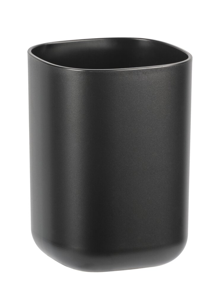 Zahnputzbecher Mod. Davos, Schwarz matt  BPA-frei