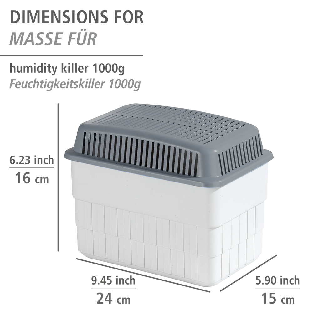 Feuchtigkeitskiller 1 kg  Raumentfeuchter