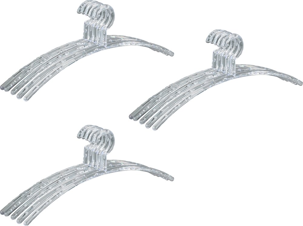 Garderobenbügel Mod. Bubble Transparent, 15er Set