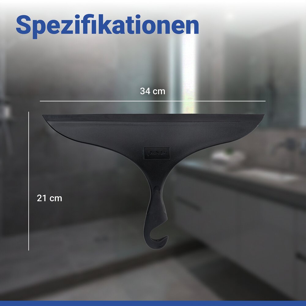 Badkamerwisser XXL Loano Zwart
