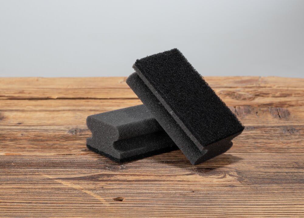 Grill Reinigungsschwamm Mod. Ben, 2er Set  2-Phasen Schwamm mit grober und weicher Seite