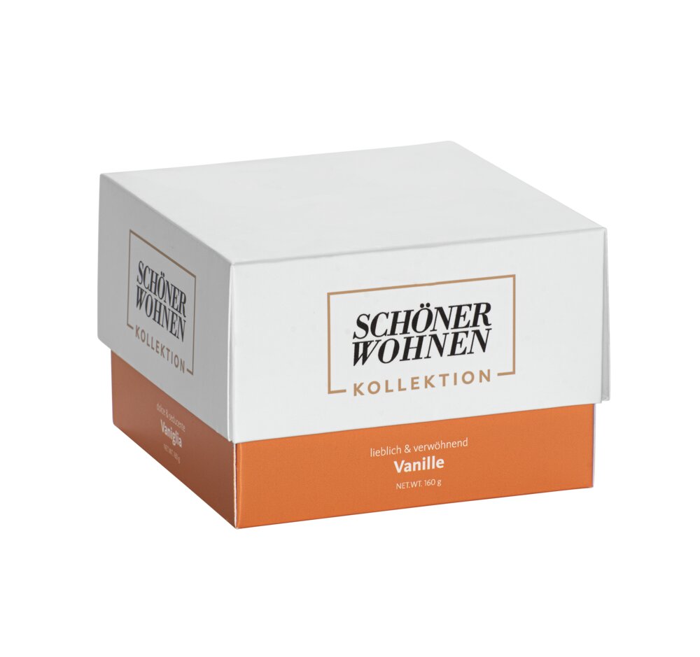 Collection SCHÖNER WOHNEN Bougie parfumée Mod. Vanilla M  Durée de combustion 30 - 40 heures