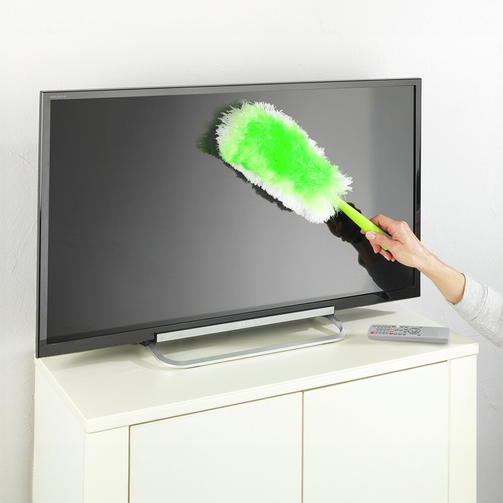 Staubwedel 2in1 mit Teleskopstiel  flexibler Kopf