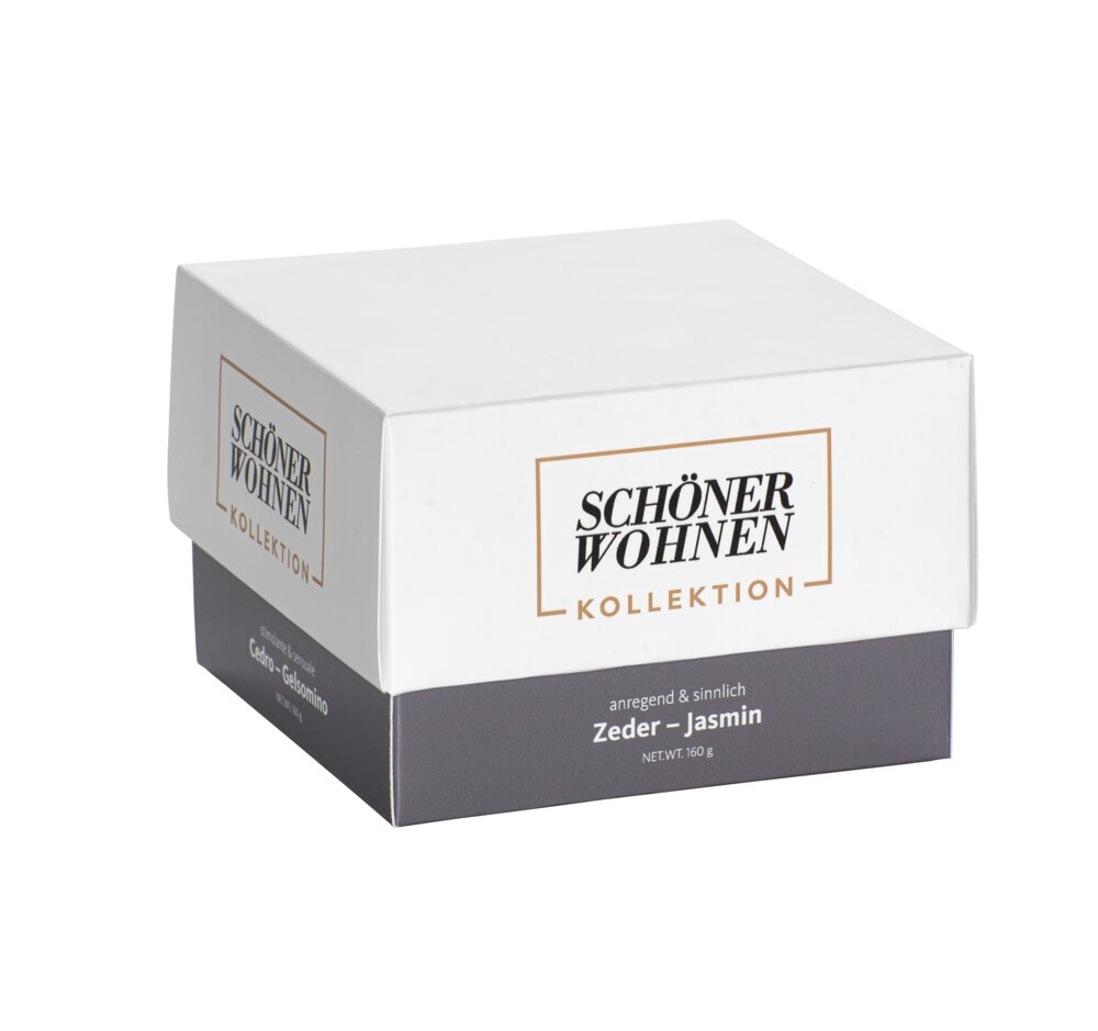 Collection SCHÖNER WOHNEN Bougie parfumée Mod. Cedar M  Durée de combustion 30 - 40 heures