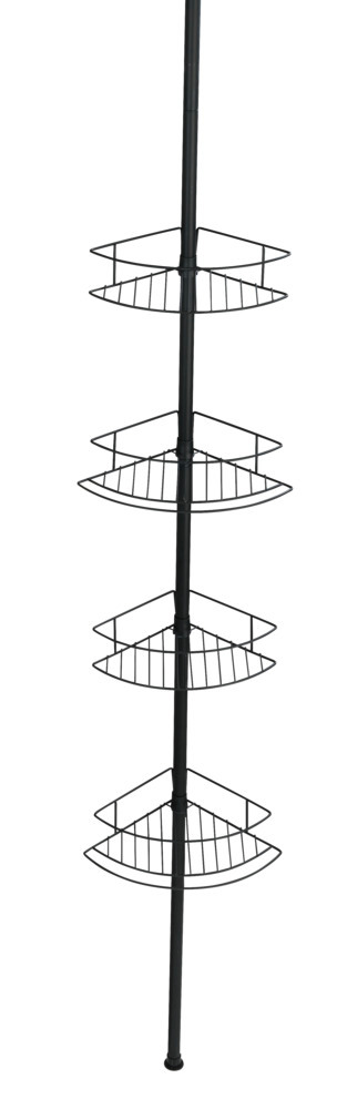 Teleskop-Eckregal Mod. Dolcedo  aus rostfreiem Edelstahl