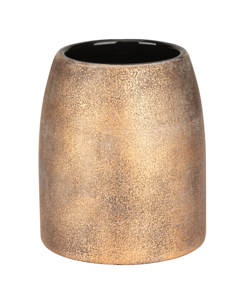 Gobelet à dents Mod. Tremea, bronze/noir, céramique, Ø9.5x10 cm  design élégant et fonctionnel