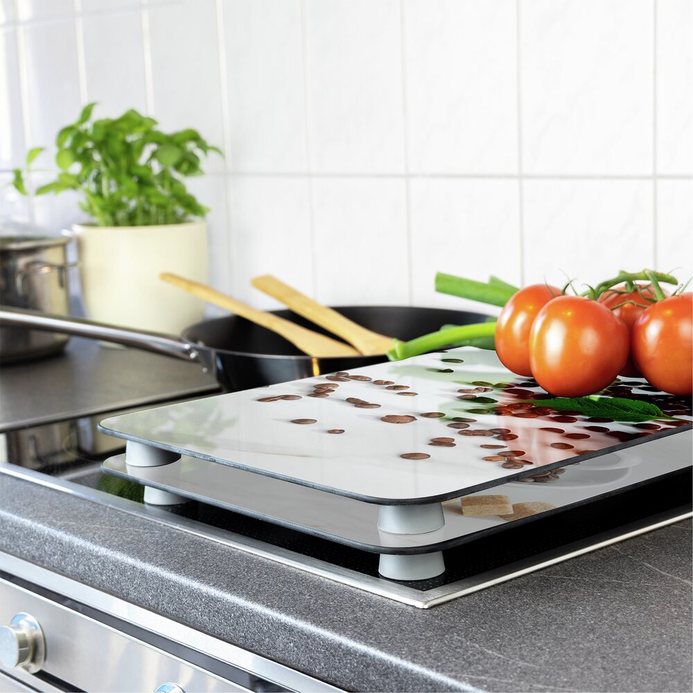 Herdabdeckplatte Universal Mod. Café Aromatica, 2er Set  für alle Herdarten geeignet