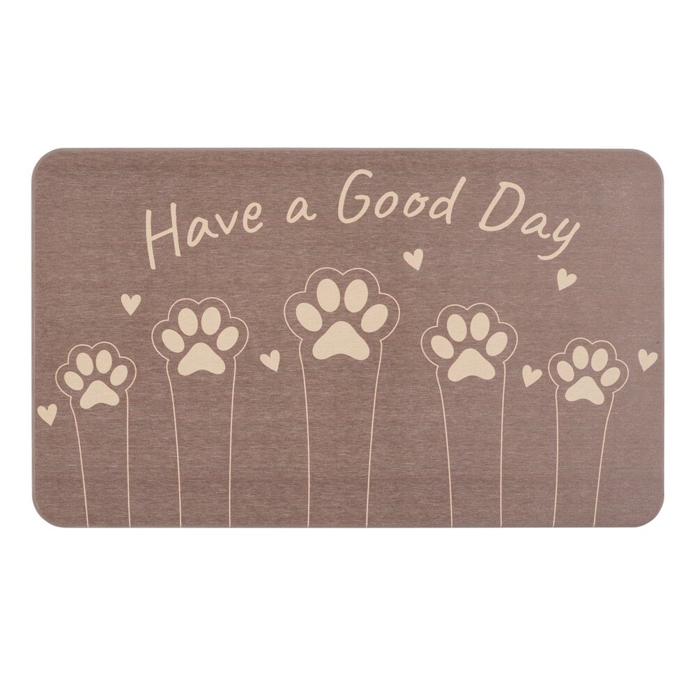 Haustiermatte Mod. Good Day 50 x 30 cm  Napfunterlage für Hunde und Katzen