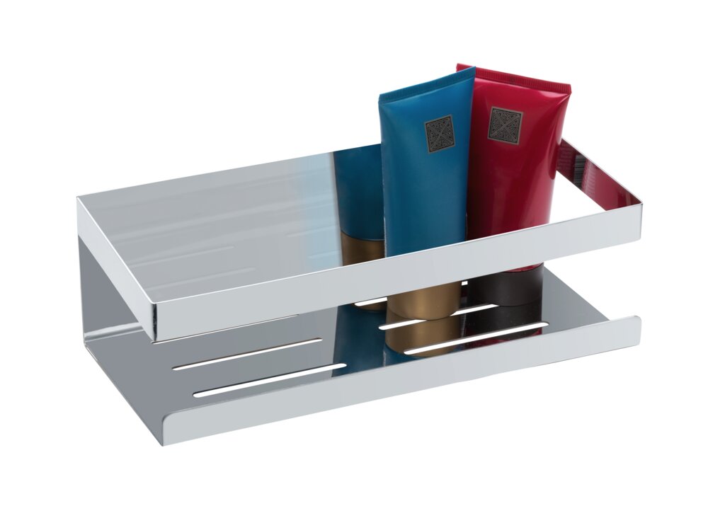 Wandablage Mod. MELETO Glänzend  aus Edelstahl