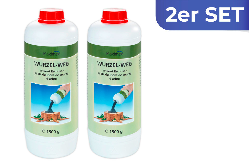 Set Wurzel-weg 2 x 1500 g  Wurzelentferner