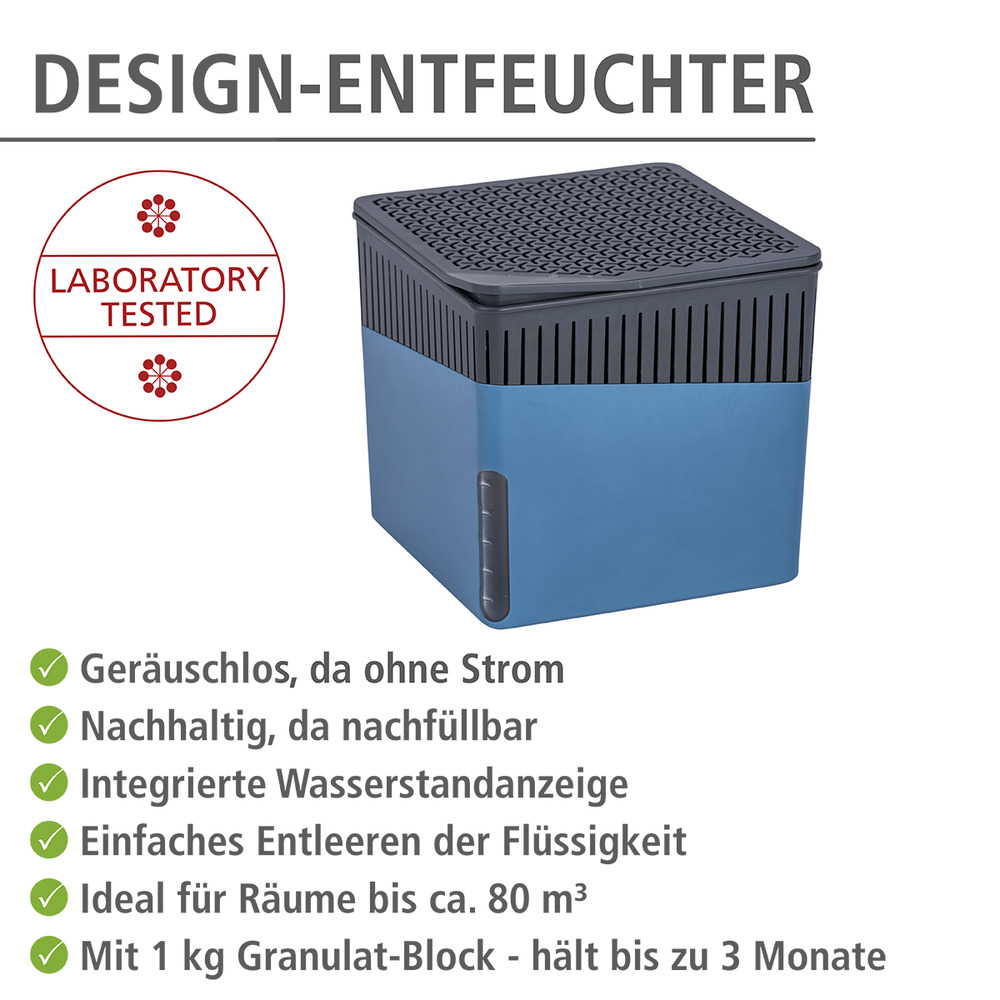 Raumentfeuchter Mod. Cube 1000 g blau  Luftentfeuchter