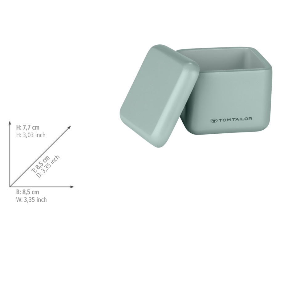 Aufbewahrungsdose Sage, 2er Set  mit Deckel