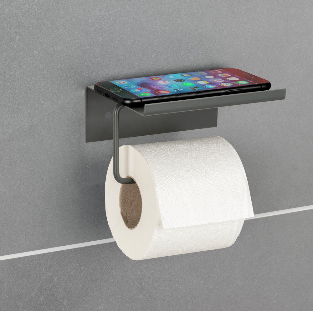 Desulo antraciet toiletrolhouder