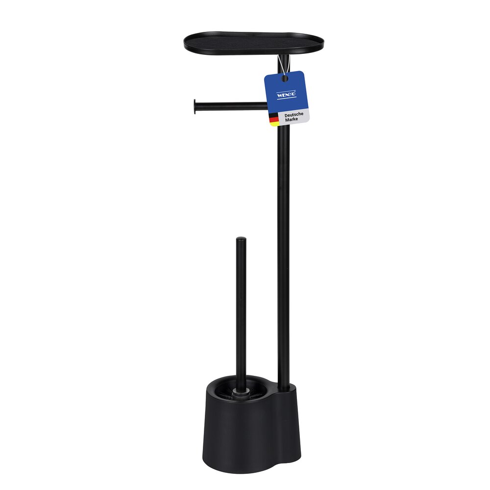 Combiné WC Mod. Albella Noir  avec tablette de rangement pratique