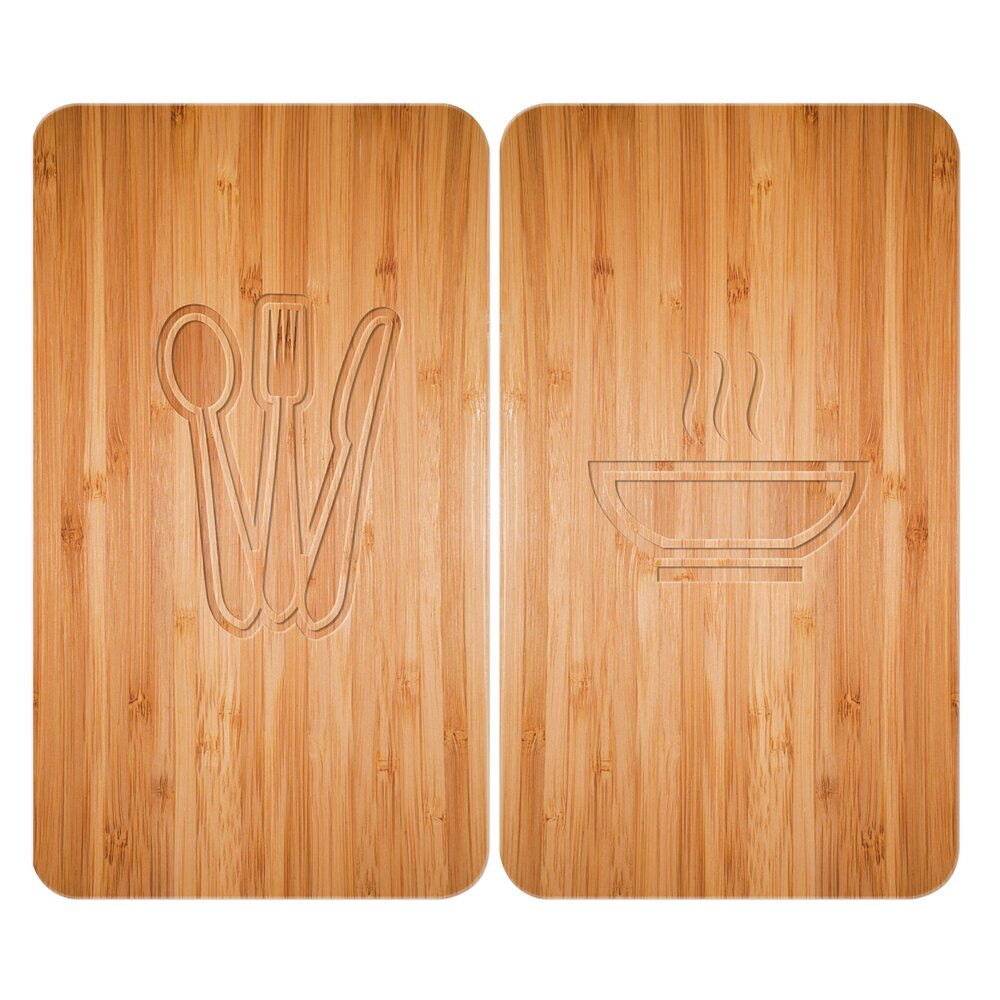 Herdabdeckplatte Universal Mod. Lunch, 2er Set  für alle Herdarten geeignet