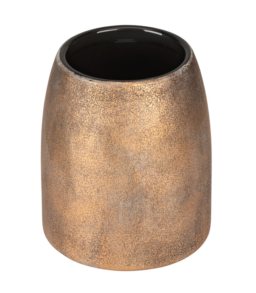 Gobelet à dents Mod. Tremea, bronze/noir, céramique, Ø9.5x10 cm  design élégant et fonctionnel