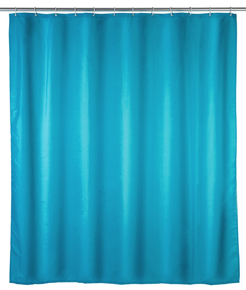 Anti-Schimmel Duschvorhang Uni Light Blue, 180 x 200 cm  waschbar