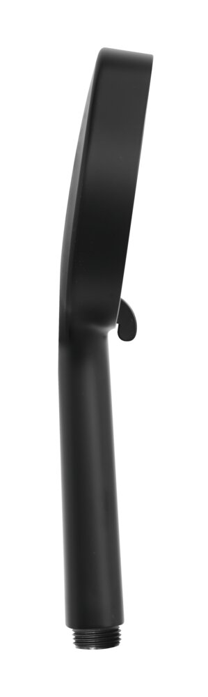 Duschkopf Mod. Softwater Ø12 cm, schwarz, ABS-Kunststoff  3 Strahlarten für Wellness-Dusche