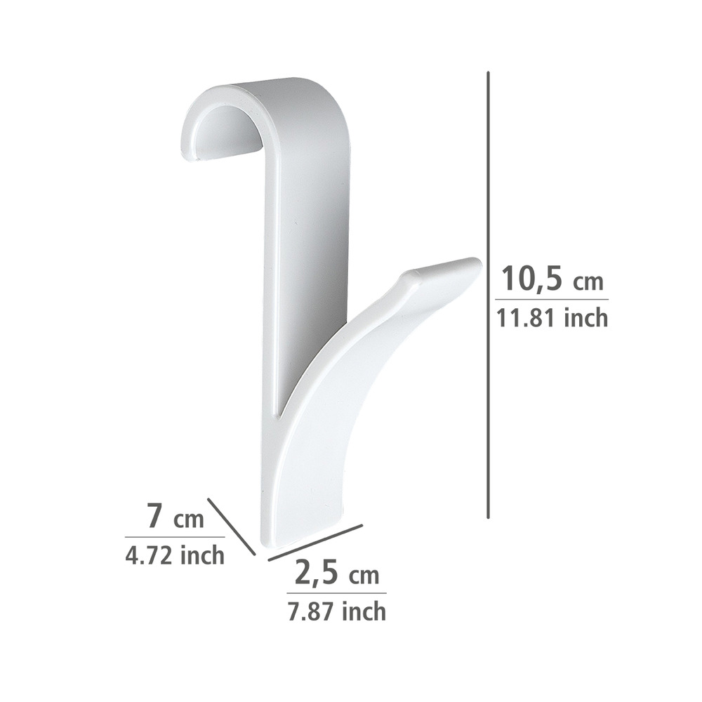 Haken für Handtuchheizkörper Weiß, 2er Set  Heizkörperhaken für alle Standard Heizkörper