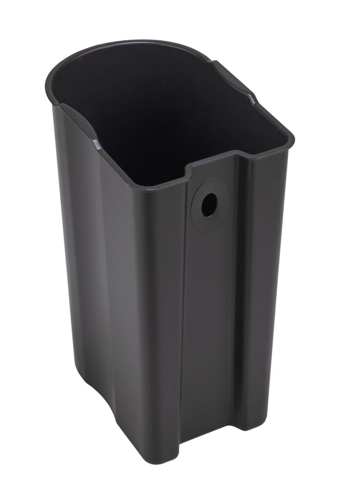 Poubelle à pédale Mod. Lara, 10L, argent, inox, 31x39x18 cm  fermeture silencieuse easy-close