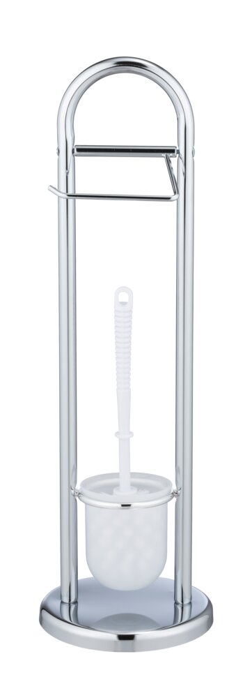 Combiné WC exclusif Siena  chrome, 19 x 63 cm