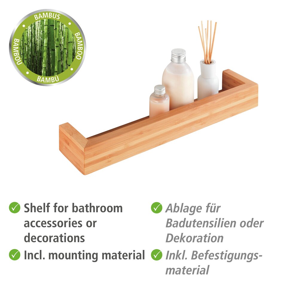 Wandplank Mod. Bambusa, 40 cm