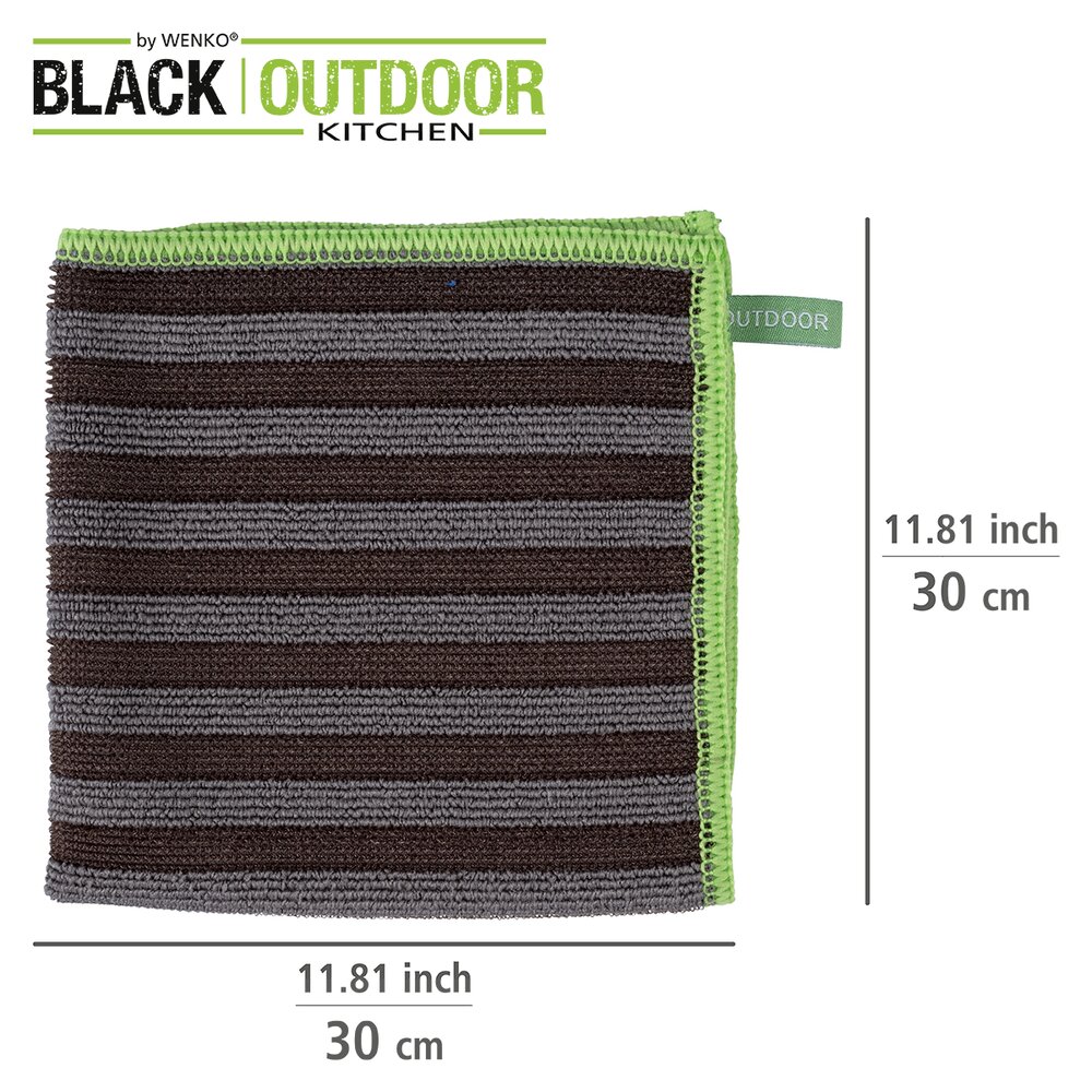 Mikrofasertuch Mod. Migro, 2er  schnelltrocknend, mit zwei verschiedenen Seiten