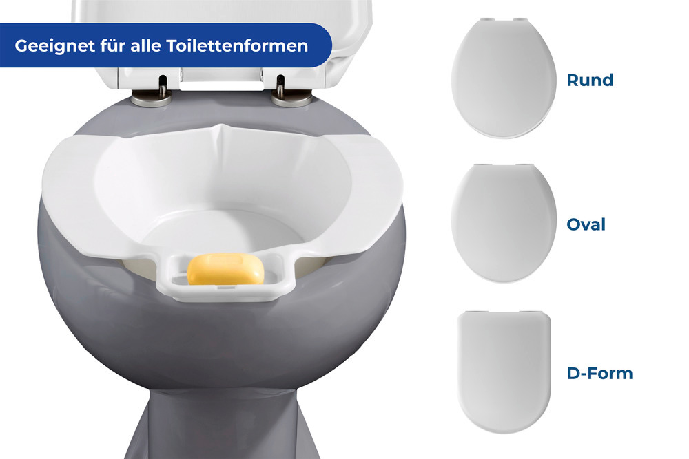 Bidet-Einsatz  mit Seifenablage