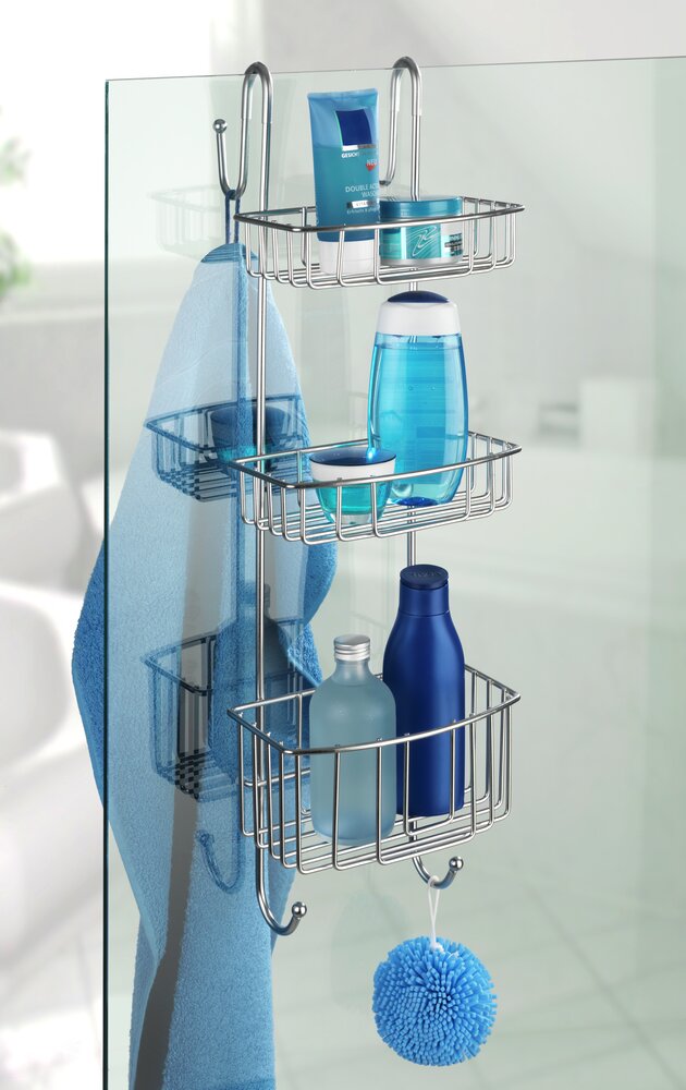 Douchehouder 3 niveaus Olesi roestvrij staal