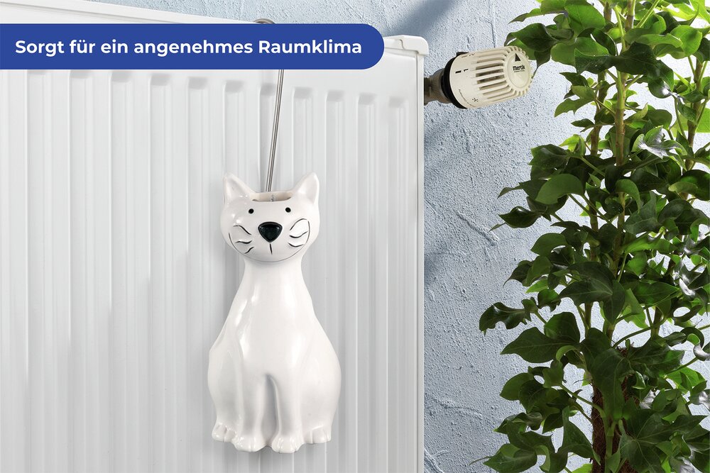 Luftbefeuchter Mod. Katze, 2er Set  Füllmenge 300 ml