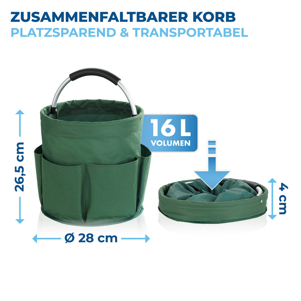 Universal-Reinigungs-Caddy Grün  Gartengerätetasche