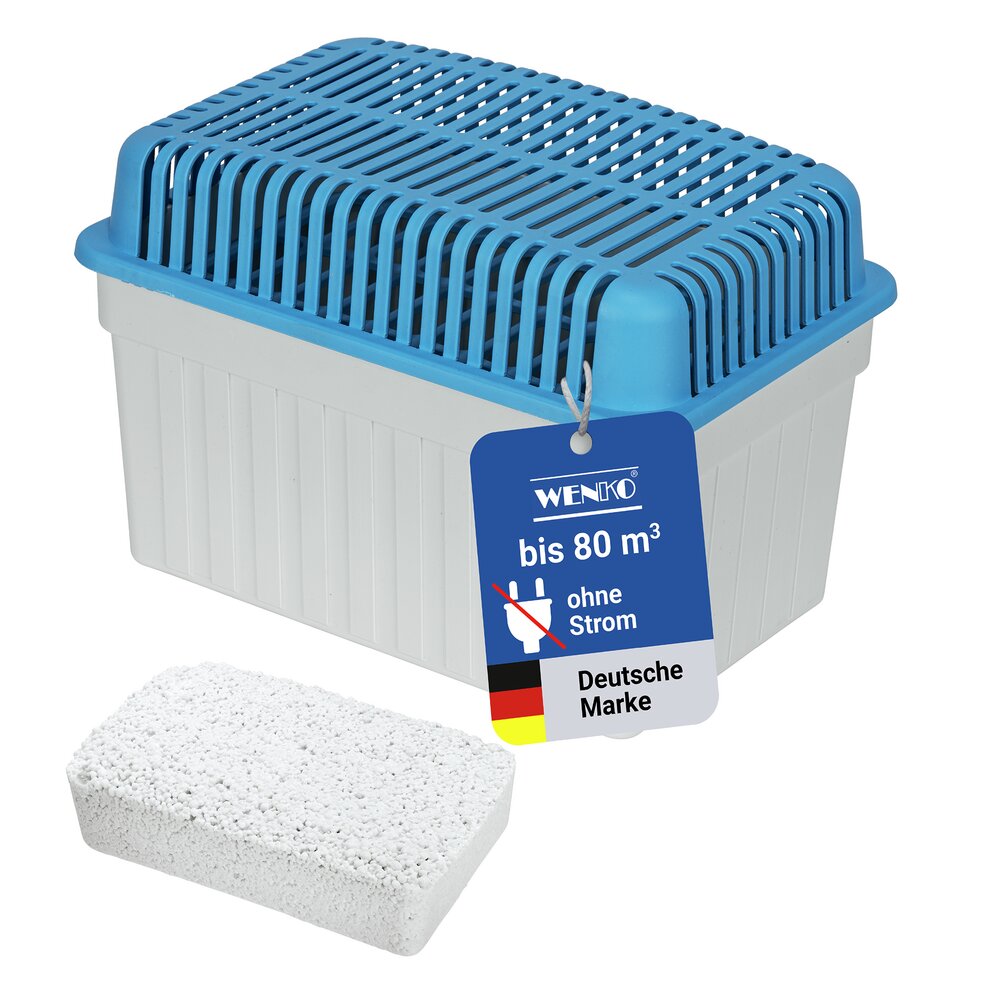 Luchtontvochtiger 1 kg blauw