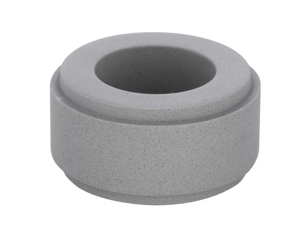 Bougeoir Mod. Canvel S, Gris  Verre pour bougie chauffe-plat, intérieur & extérieur