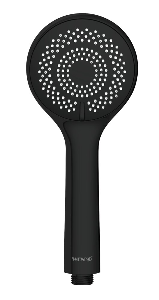 Douchekop Watersaving Zwart mat