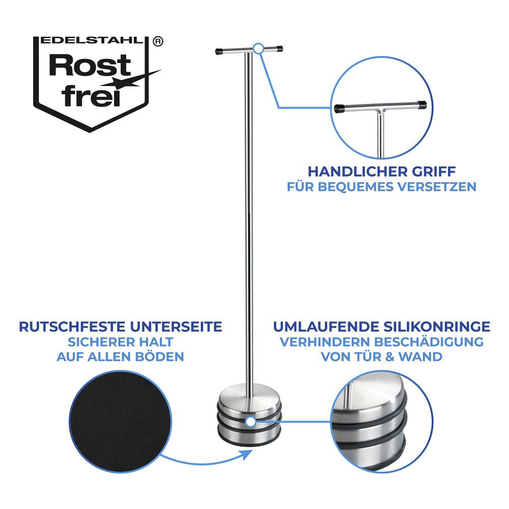 Türstopper Mod. Big Boy  aus massivem und rostfreiem Edelstahl