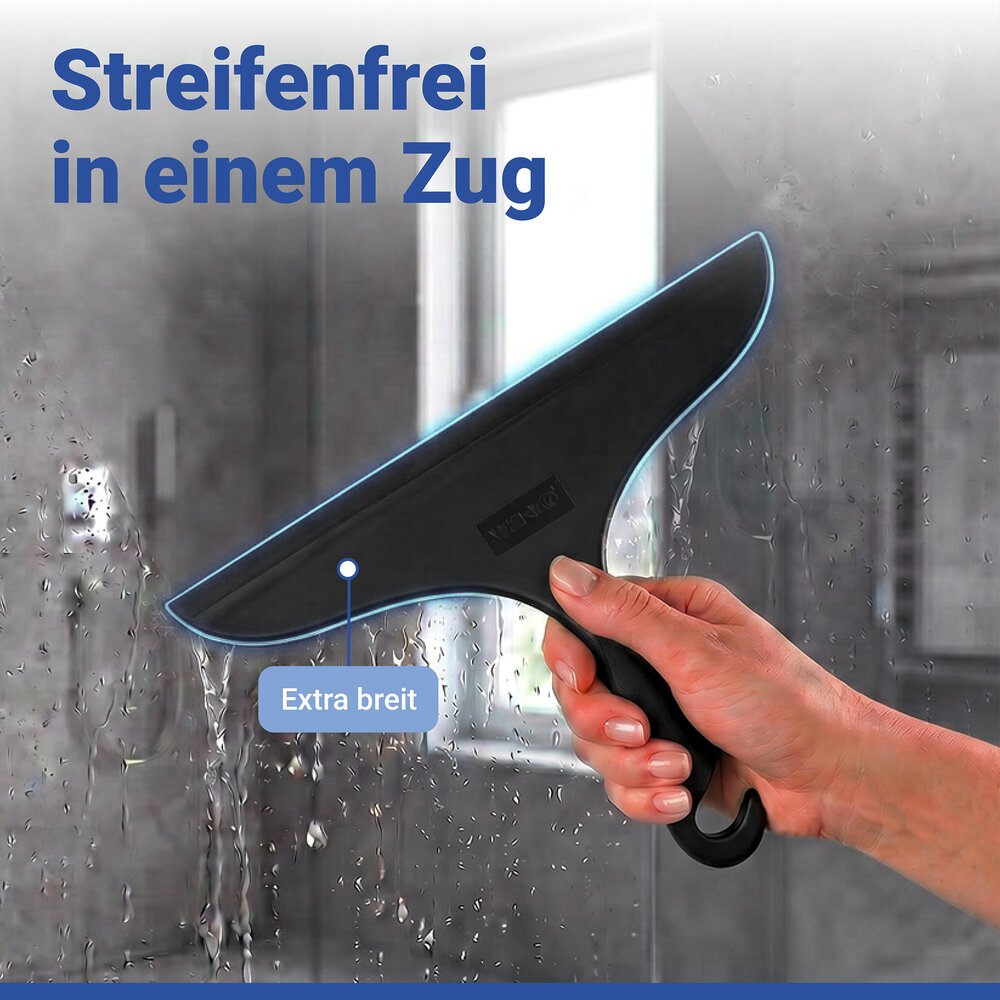 Badkamerwisser XXL Loano Zwart