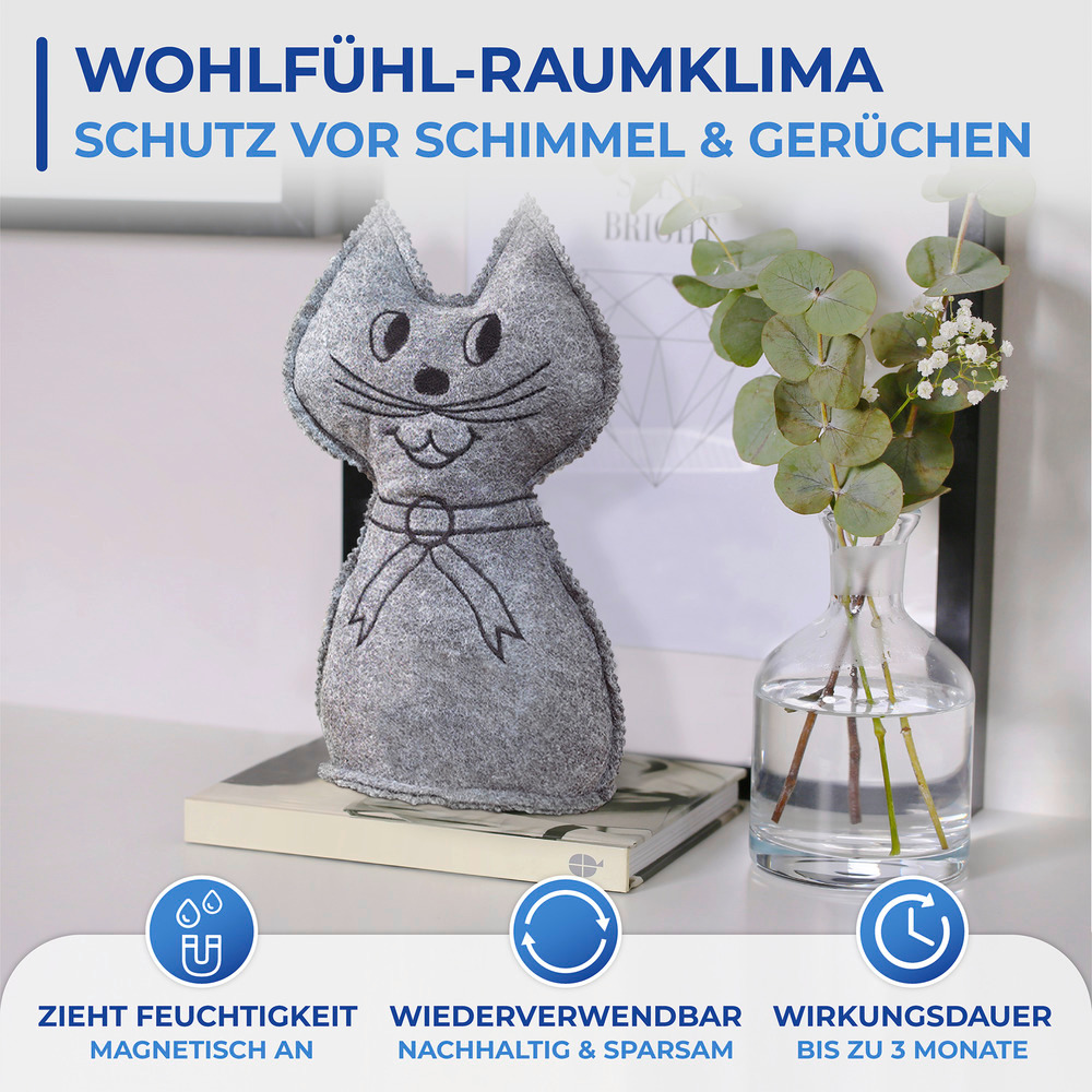 Raumentfeuchter Mod. Katze  wiederverwendbar