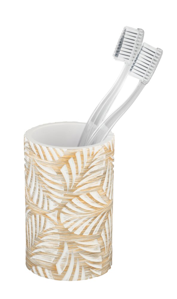 Bad-Accessoire Set Mod. Terralba, 2-teilig  aus Polyresin