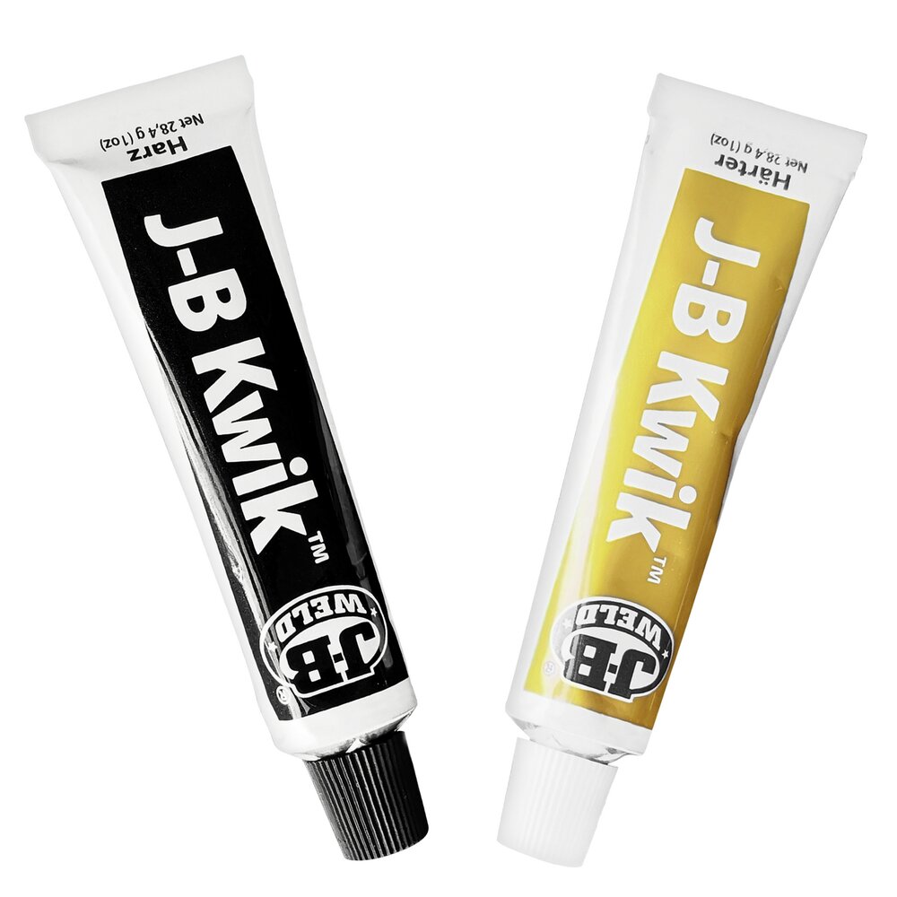 JB Weld Kwik 2-Komponenten-Epoxidharz-Kleber, 2 Tuben  klebt besonders schnell und dauerhaft alles