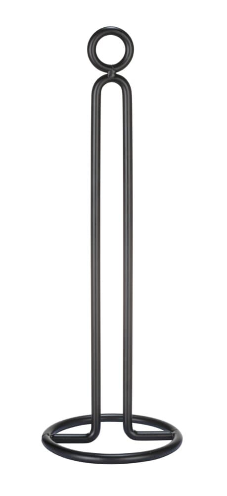 Küchenrollenhalter Mod. Kylie, schwarz, Metall, Ø12,5x32,5 cm schlichtes design, robust und langlebig