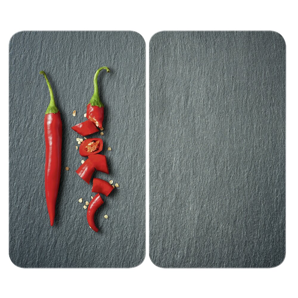 Herdabdeckplatte Universal Mod. Cayenne, 2er Set  für alle Herdarten geeignet